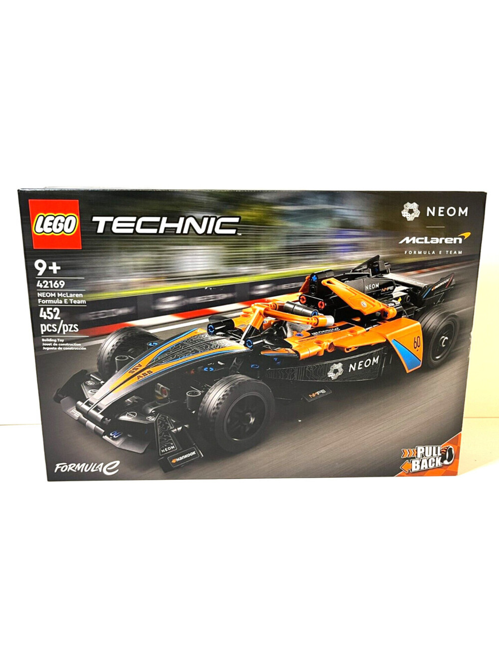 LEGO Technic NEOM McLaren Formula E Team 42169 452 pcs BRAND NEW IN BOX